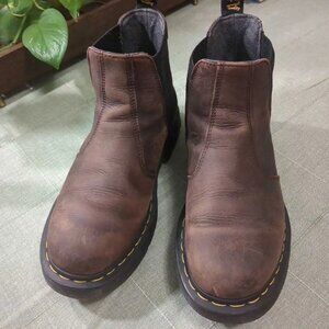 DR.Martens Unisex Chelsea Brown Crazy horse - Size 8M 9L